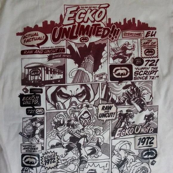 Ecko Unltd. Vintage Ecko Unlimited Art Of Progress Long Sleeve T-Shirt Size US XXL / EU 58 / 5 - 1 Thumbnail