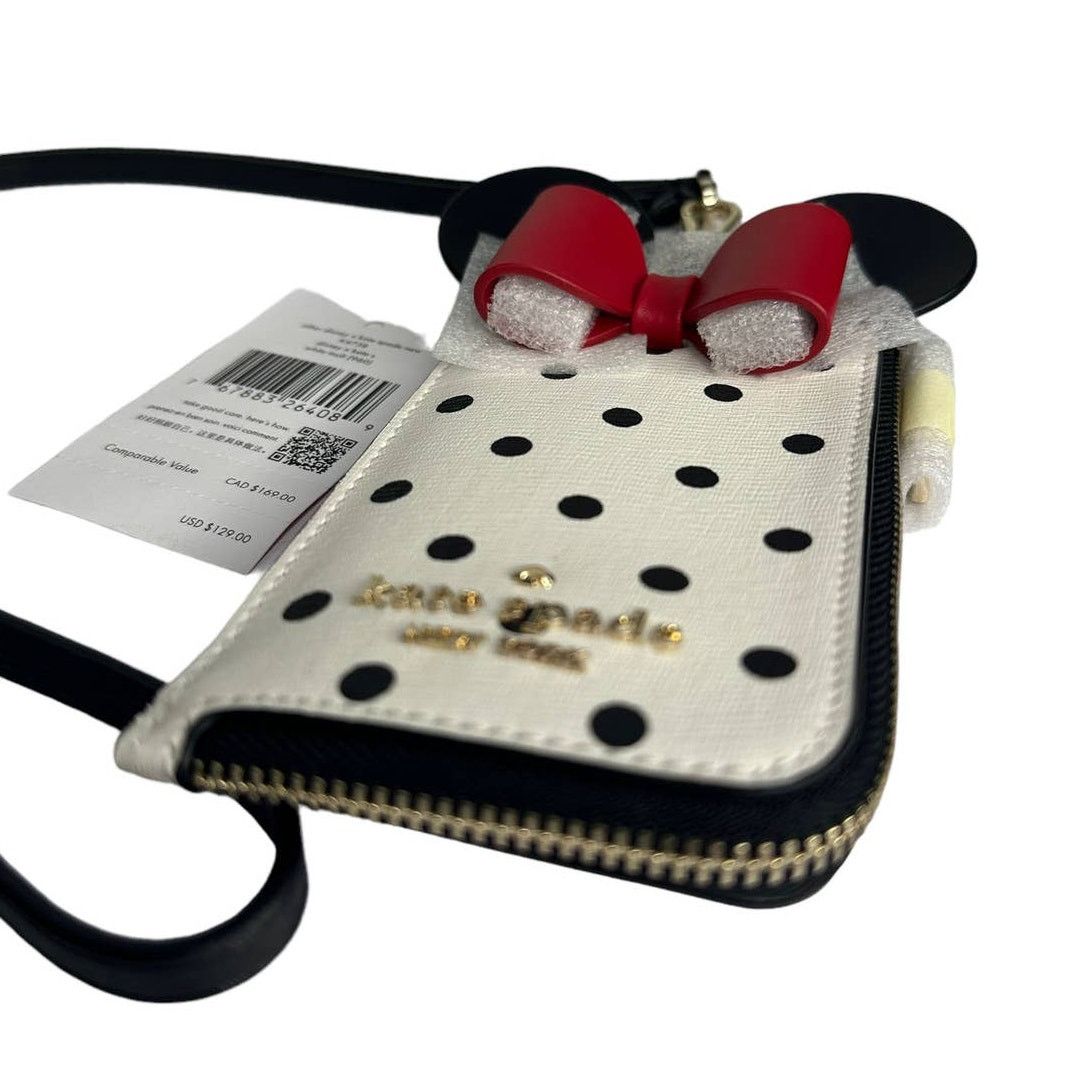 Kate Spade Kate Spade New York Minnie Mouse ID Lanyard Wallet Polka Dot Size ONE SIZE - 3 Thumbnail
