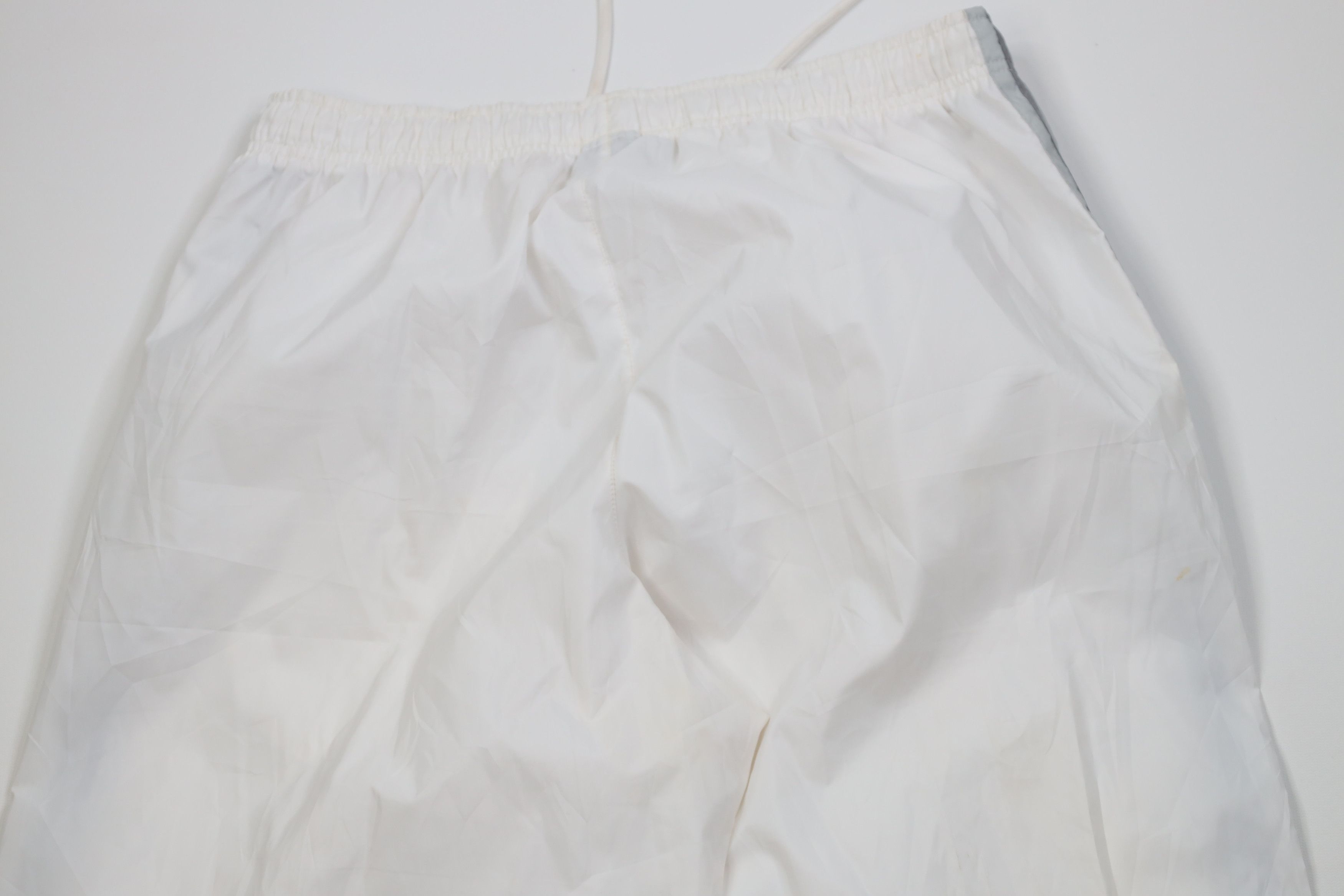 Nike Vintage Y2K Nike Swoosh Wide Leg Windbreaker Pants White Size US 36 / EU 52 - 12 Thumbnail