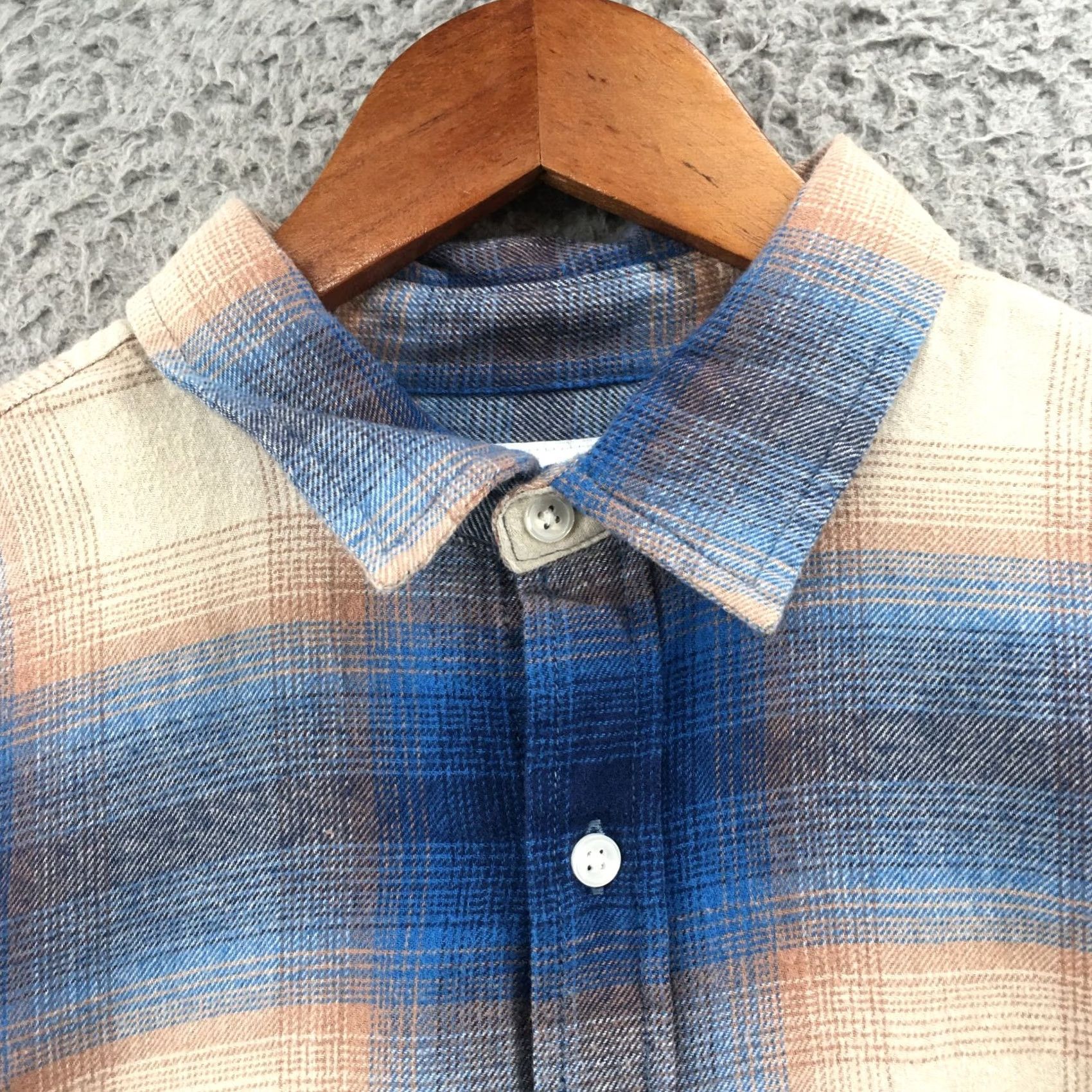 Vintage Nike AZ Arizona Button-Up Long Sleeve Shirt Mens M Blue Plaid Collar Pocket Cotton Shirt Size US M / EU 48-50 / 2 - 3 Thumbnail