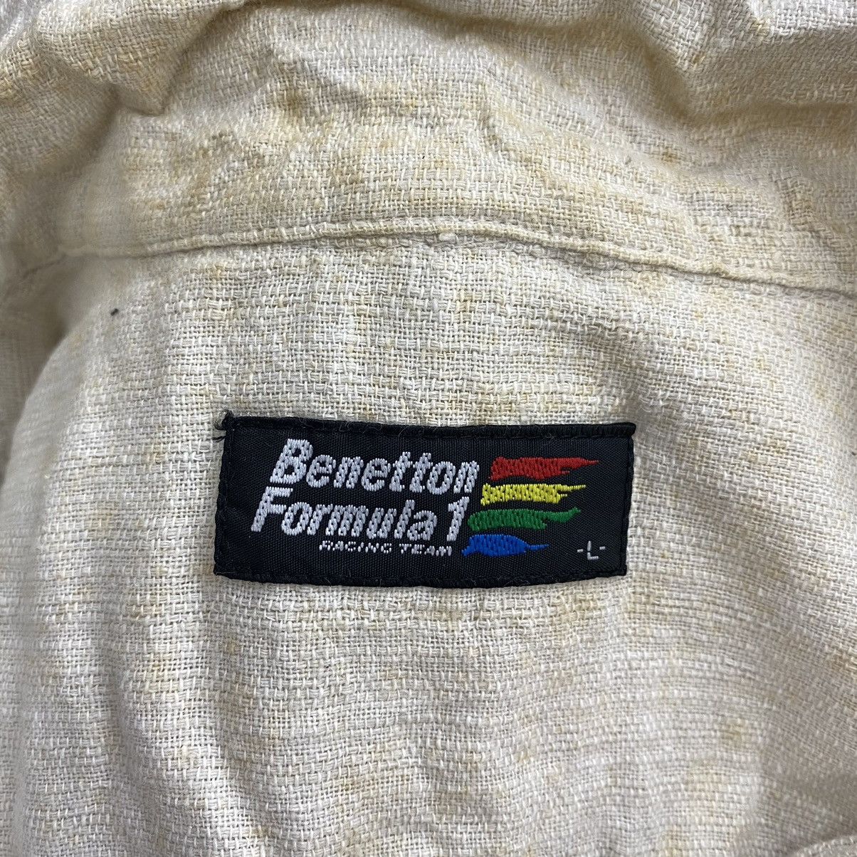 Benetton × Vintage Vintage BENETTON FORMULA ONE F1 Racing Team Full Zipper Size US L / EU 52-54 / 3 - 3 Thumbnail