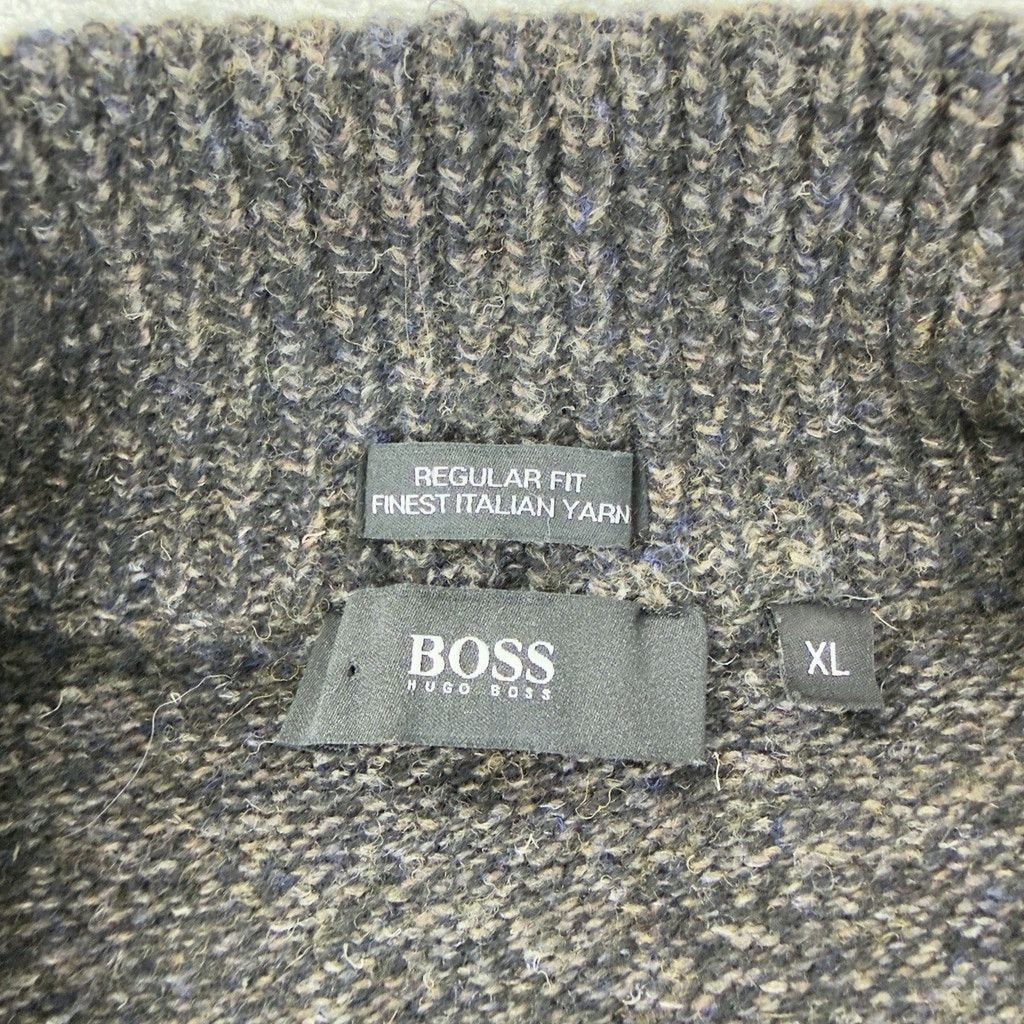Hugo Boss Hugo Boss Men's Size XL Wool Blend 1/4 Zip Pullover Sweater Size US XL / EU 56 / 4 - 2 Thumbnail