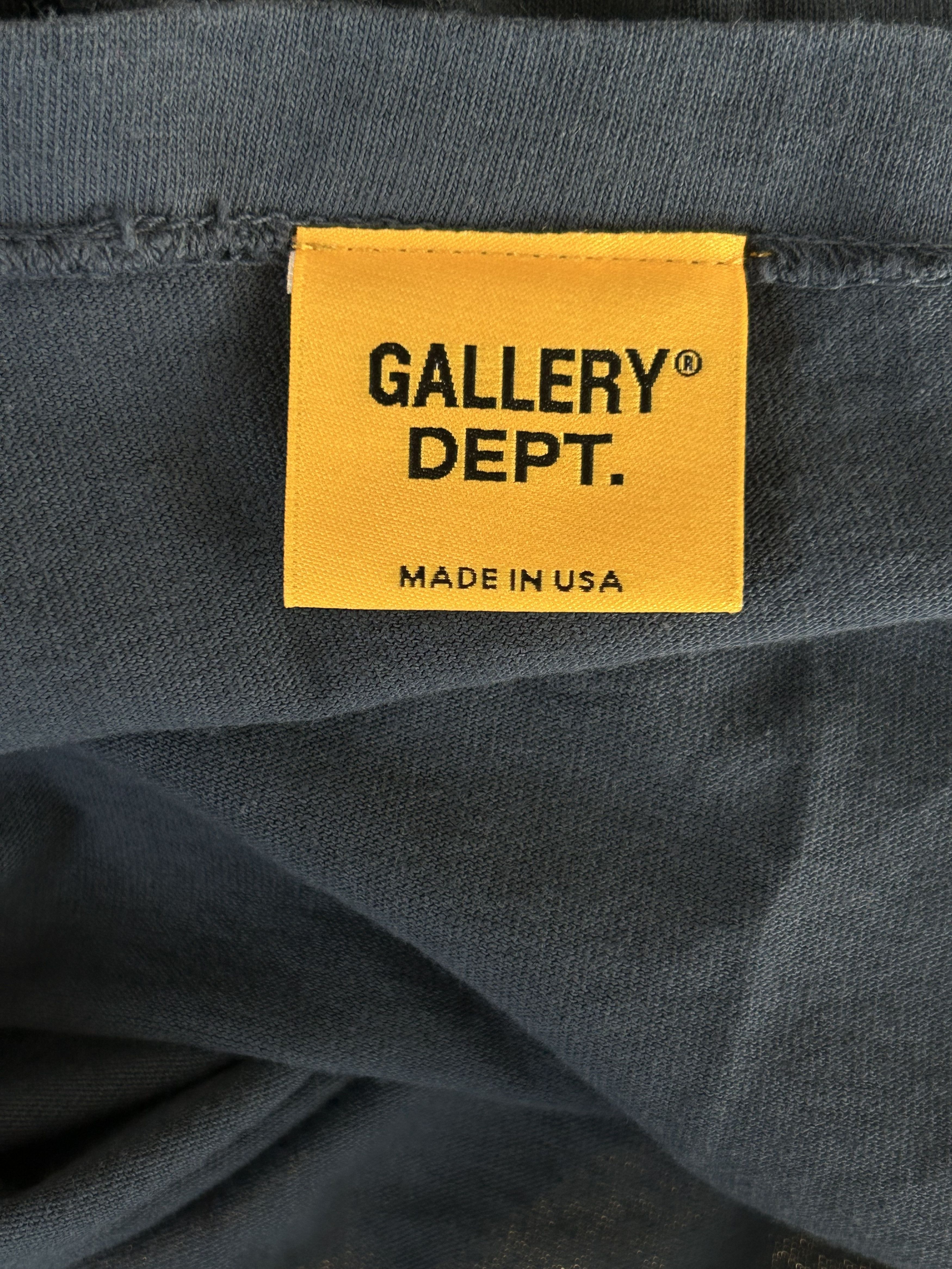Gallery Dept. Gallery Dept Navy & Yellow Art Dept T-Shirt Size US S / EU 44-46 / 1 - 4 Thumbnail