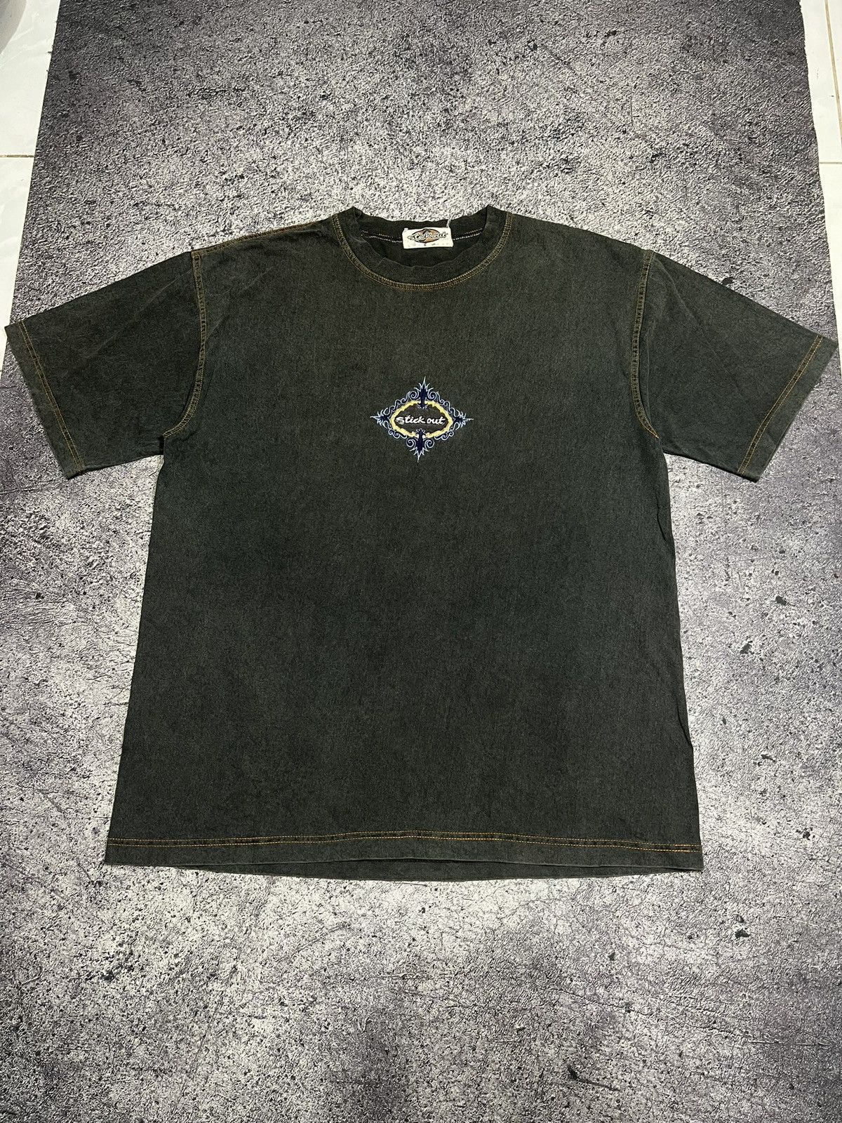 Kapital Vintage 90s Stick Out Surf Wear Faded Wash Tee y2k Lgb Size US XL / EU 56 / 4 - 1 Thumbnail