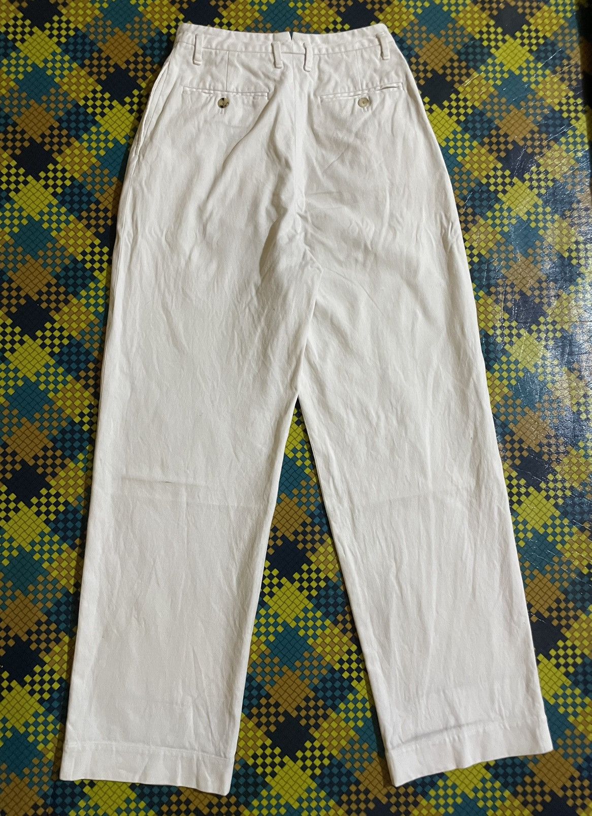 Margaret Howell Margaret Howell Made in Japan Wide-Leg Pleated Trousers Size 27" / US 4 / IT 40 - 19 Thumbnail