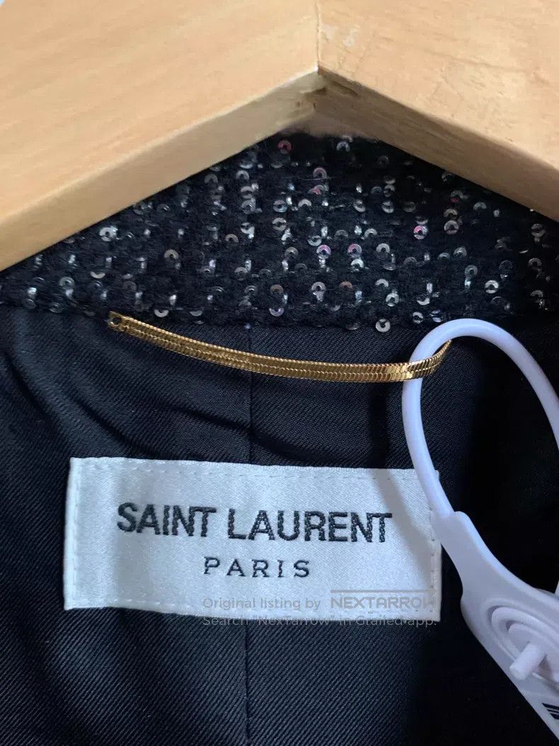 Saint Laurent Paris Saint Laurent Paris Heavy Duty Sequin Jacket i Size XS / US 0-2 / IT 36-38 - 2 Thumbnail