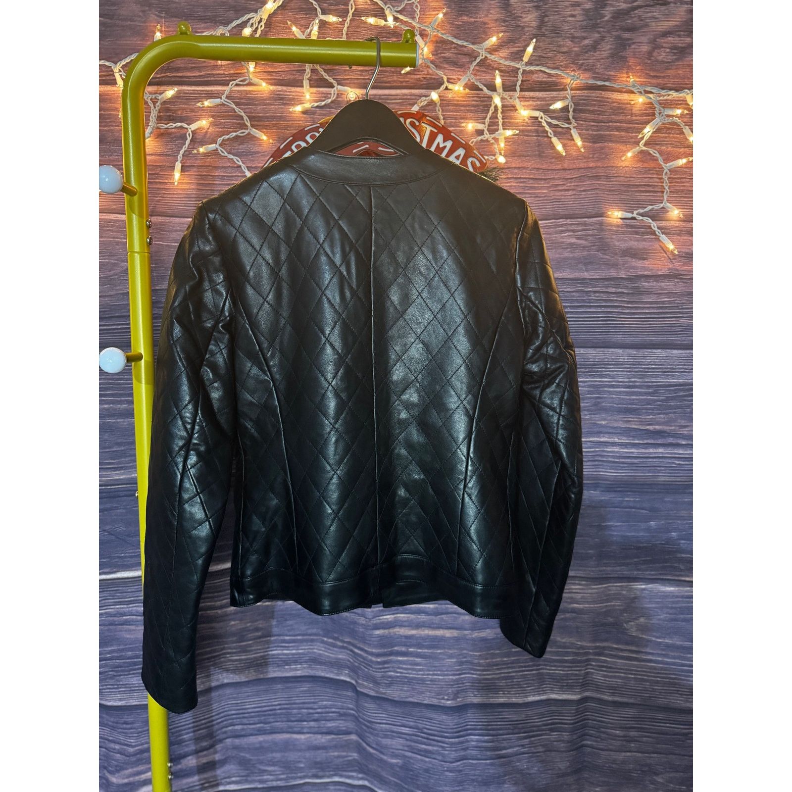 Ann Taylor Ann Taylor Size XS Quilted Stitch Leather Jacket Size XS / US 0-2 / IT 36-38 - 5 Thumbnail