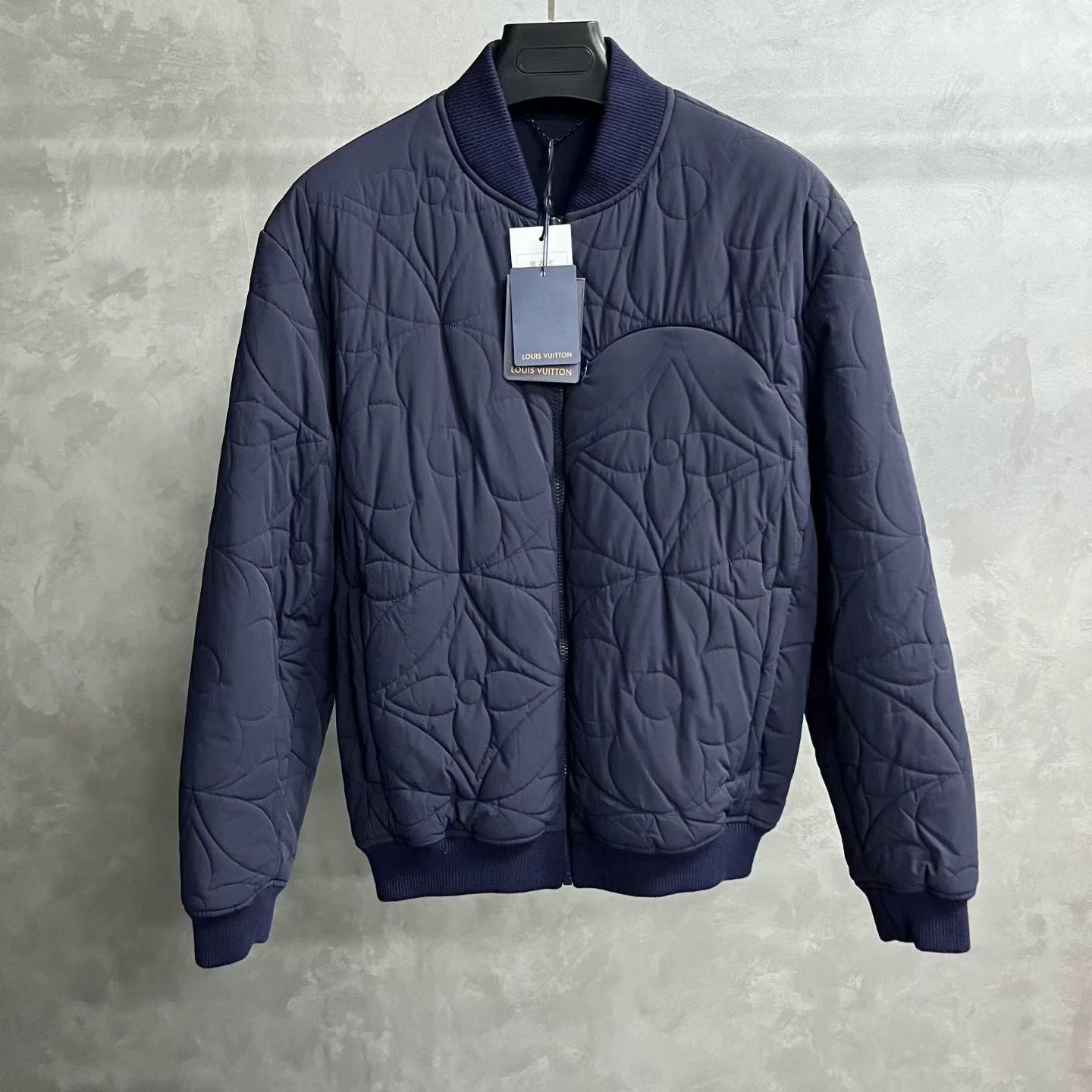 Louis Vuitton louis vuitton blue zip-up bomber jacket Size US L / EU 52-54 / 3 - 1 Thumbnail