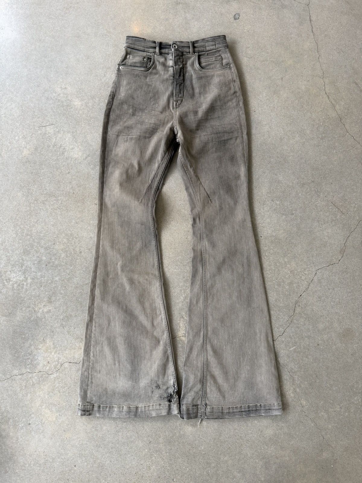 Rick Owens Rick Owens Mineral Wash Bolan Bootcut Size US 28 / EU 44 - 1 Thumbnail