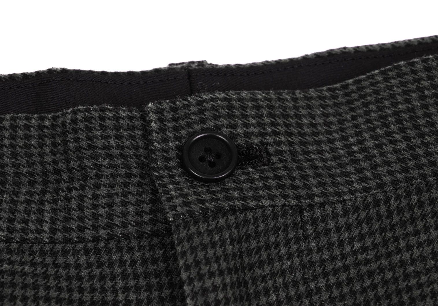 Yohji Yamamoto Yohji Yamamoto Cotton Houndstooth Pants Charcoal Size US 32 / EU 48 - 5 Thumbnail