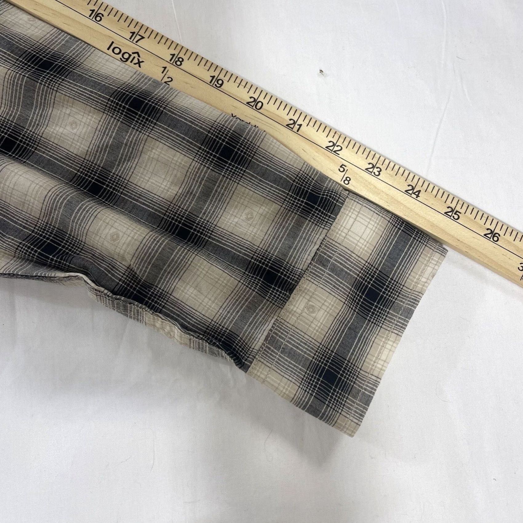 Pendleton Pendleton Mens XL Button-Up Shirt Pearl Button Gray Plaid Western L/S Cowboy N/A Size US XL / EU 56 / 4 - 7 Thumbnail