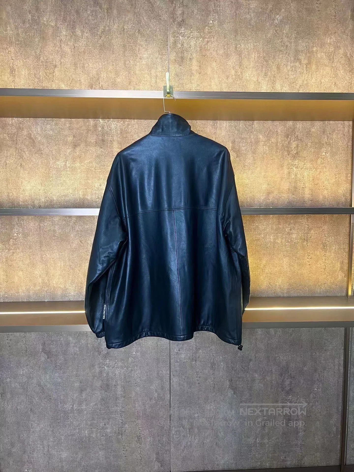 Balenciaga Balenciaga Quilted Slogan Leather Jacket. Size US S / EU 44-46 / 1 - 2 Thumbnail
