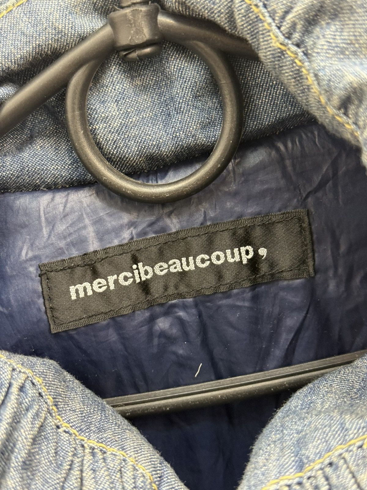 mercibeaucoup Mercibeaucoup by Issey Miyake Denim Puffer Jacket Size S / US 4 / IT 40 - 3 Thumbnail