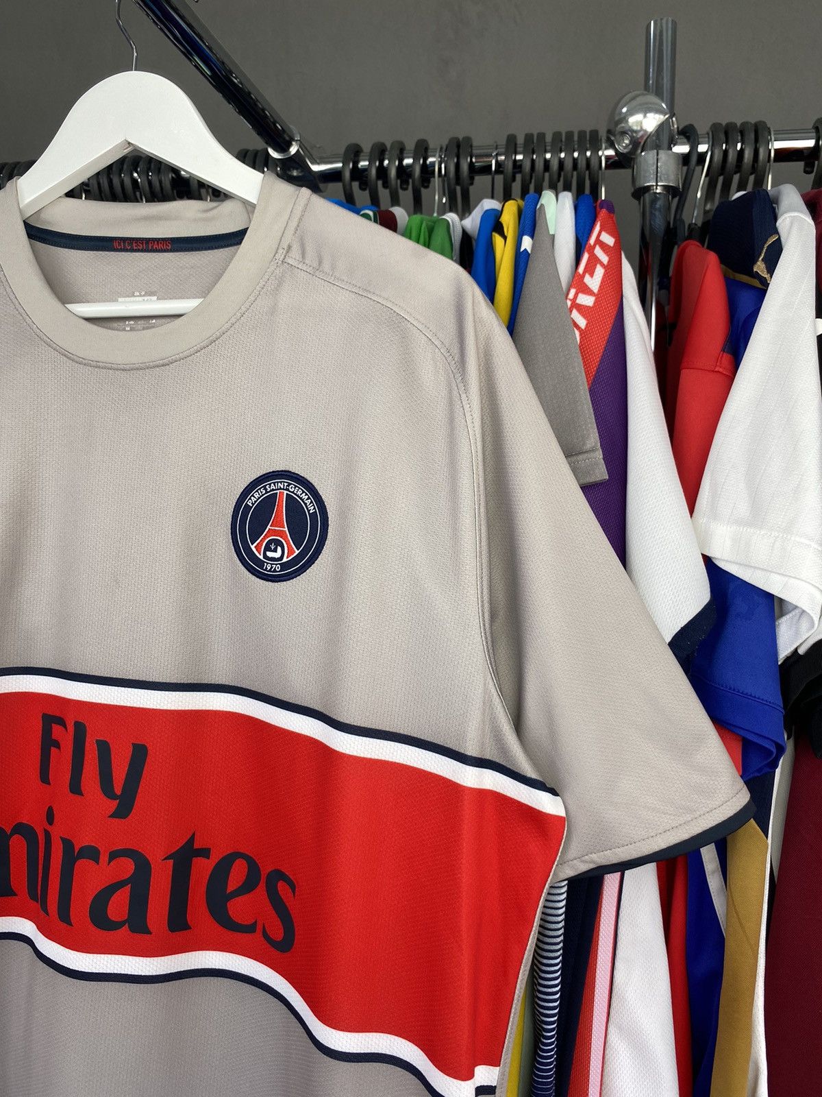 Nike 2008/09 NIKE PARIS SAINT-GERMAIN SOCCER JERSEY FOOTBALL SHIR Size US XL / EU 56 / 4 - 4 Thumbnail