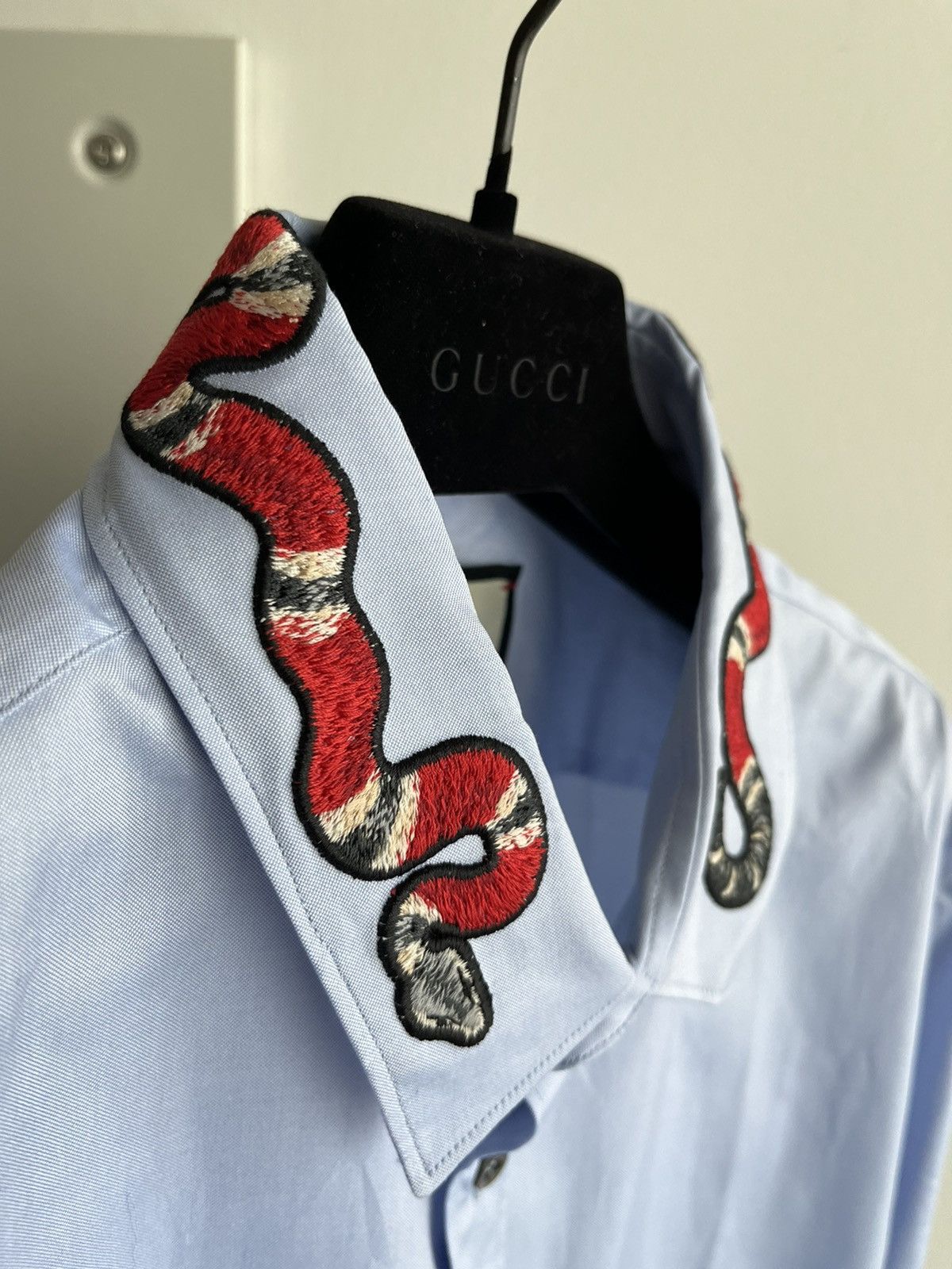 Gucci Gucci Runway 🐍 Embroidery Python Shirt Brand New Size US L / EU 52-54 / 3 - 1 Thumbnail