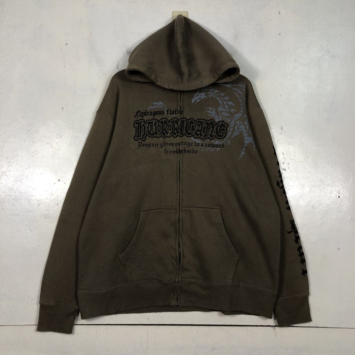 Japanese Brand 📌Vintage Zipper Hoodie Jacket Beaumere Punk Design Backhit Size US L / EU 52-54 / 3 - 3 Thumbnail