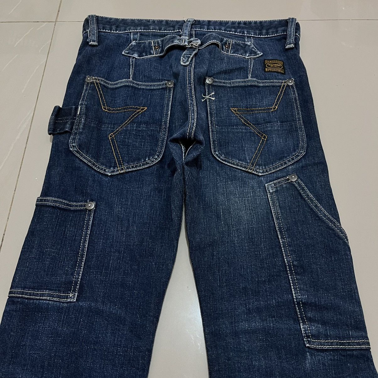 Vanson Leathers VANSON CARPENTER WABASH MOTORCYCLE JEANS Size US 30 / EU 46 - 8 Thumbnail