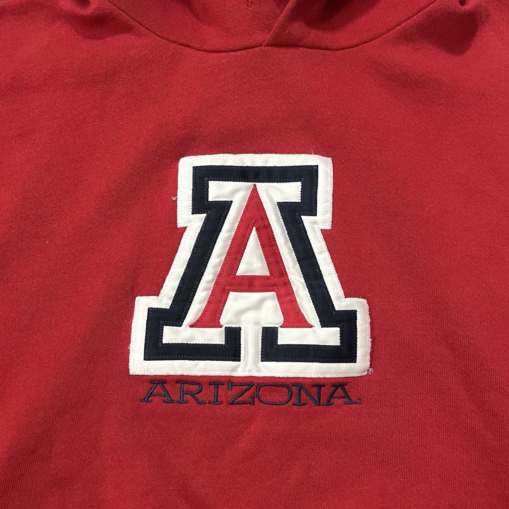 Russell Athletic VINTAGE Russell Athletic Hoodie Mens Large College Sweatshirt Arizona Wildcats Long Sleeve Red Size US L / EU 52-54 / 3 - 3 Thumbnail