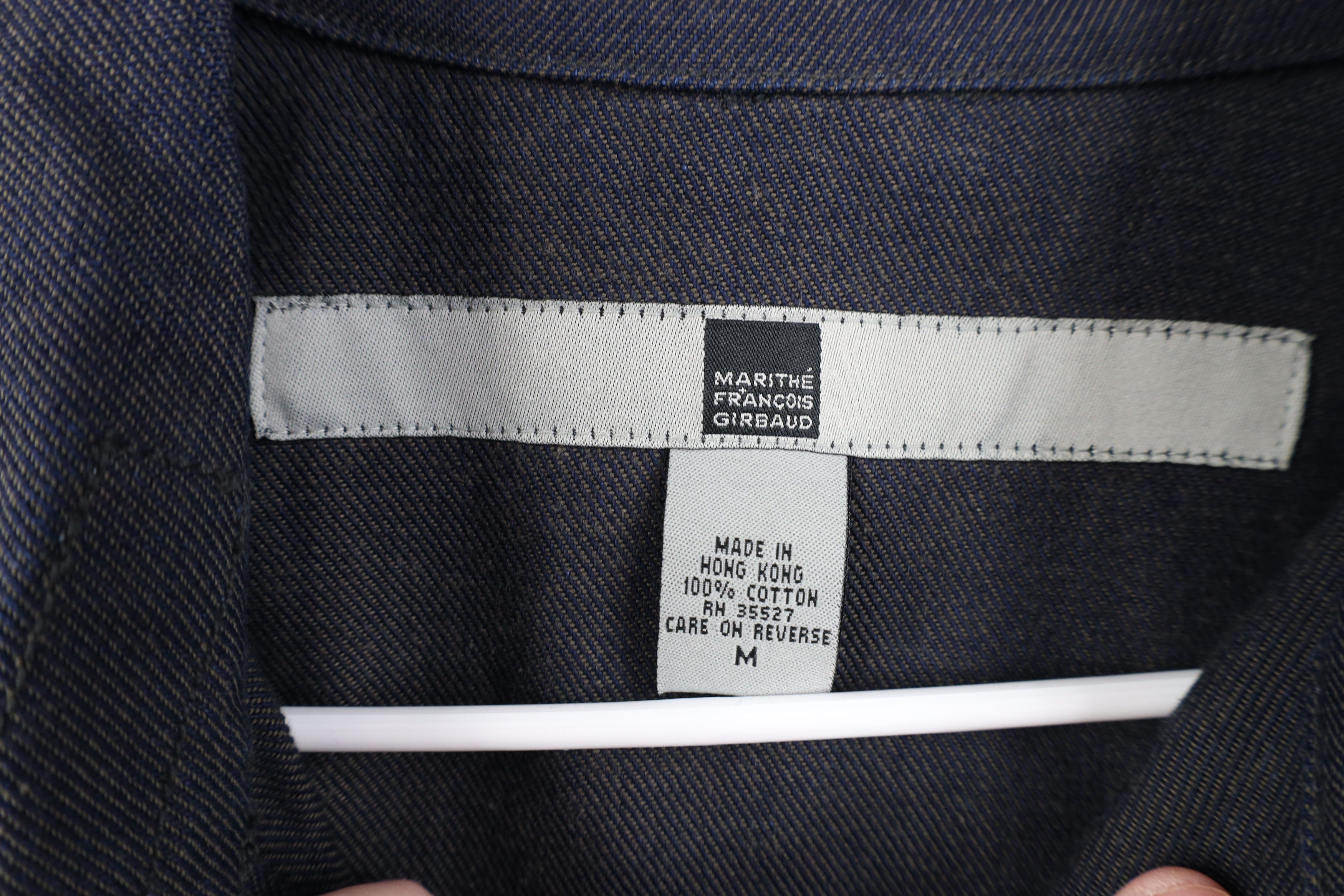 Marithe + Francois Girbaud Deadstock Vintage 90s Marithe Francois Girbaud Collar Jacket Size US M / EU 48-50 / 2 - 9 Thumbnail