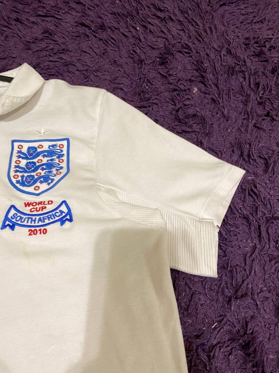 Umbro × Vintage Vintage Umbro England Soccer Jersey Polo T Shirt Size US S / EU 44-46 / 1 - 5 Thumbnail