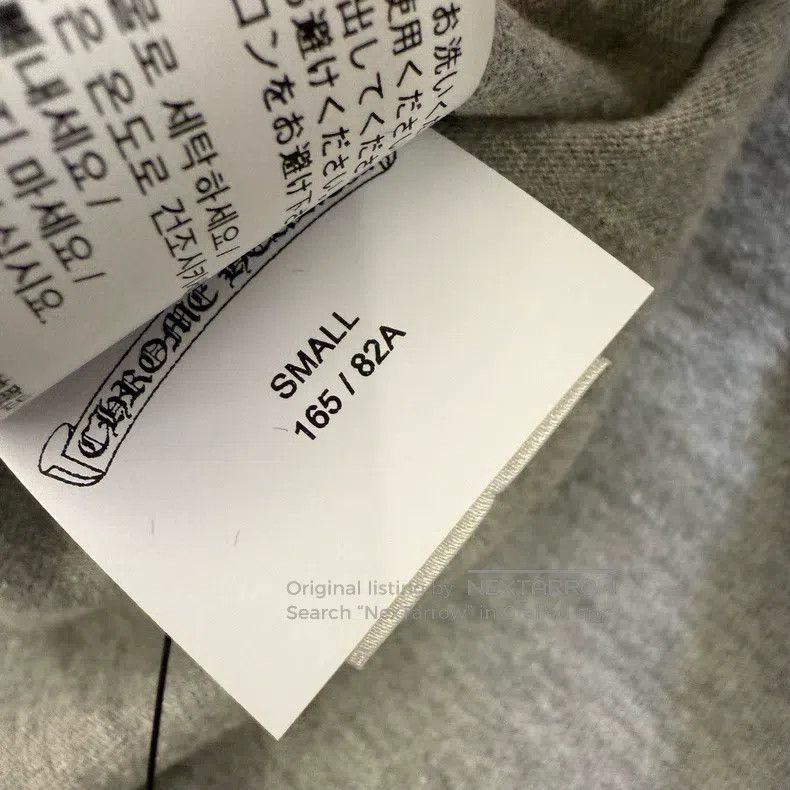 Chrome Hearts CHROME HEARTS Size S Grey three-cross flocking vest Size US S / EU 44-46 / 1 - 4 Thumbnail