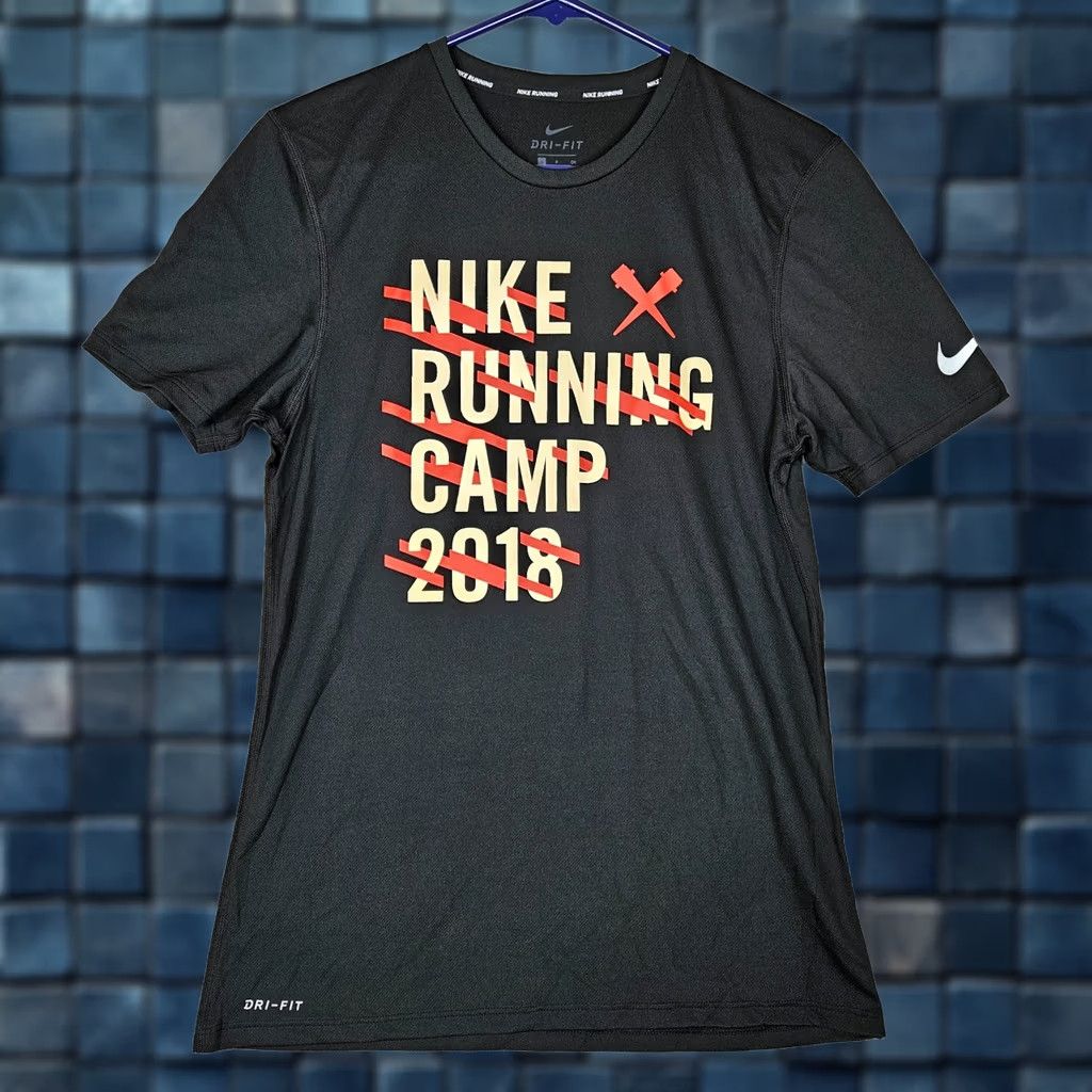 Nike Nike Dri-Fit Running Camp 2018 Black Short Sleeve Top Women’s Size S Size S / US 4 / IT 40 - 1 Thumbnail