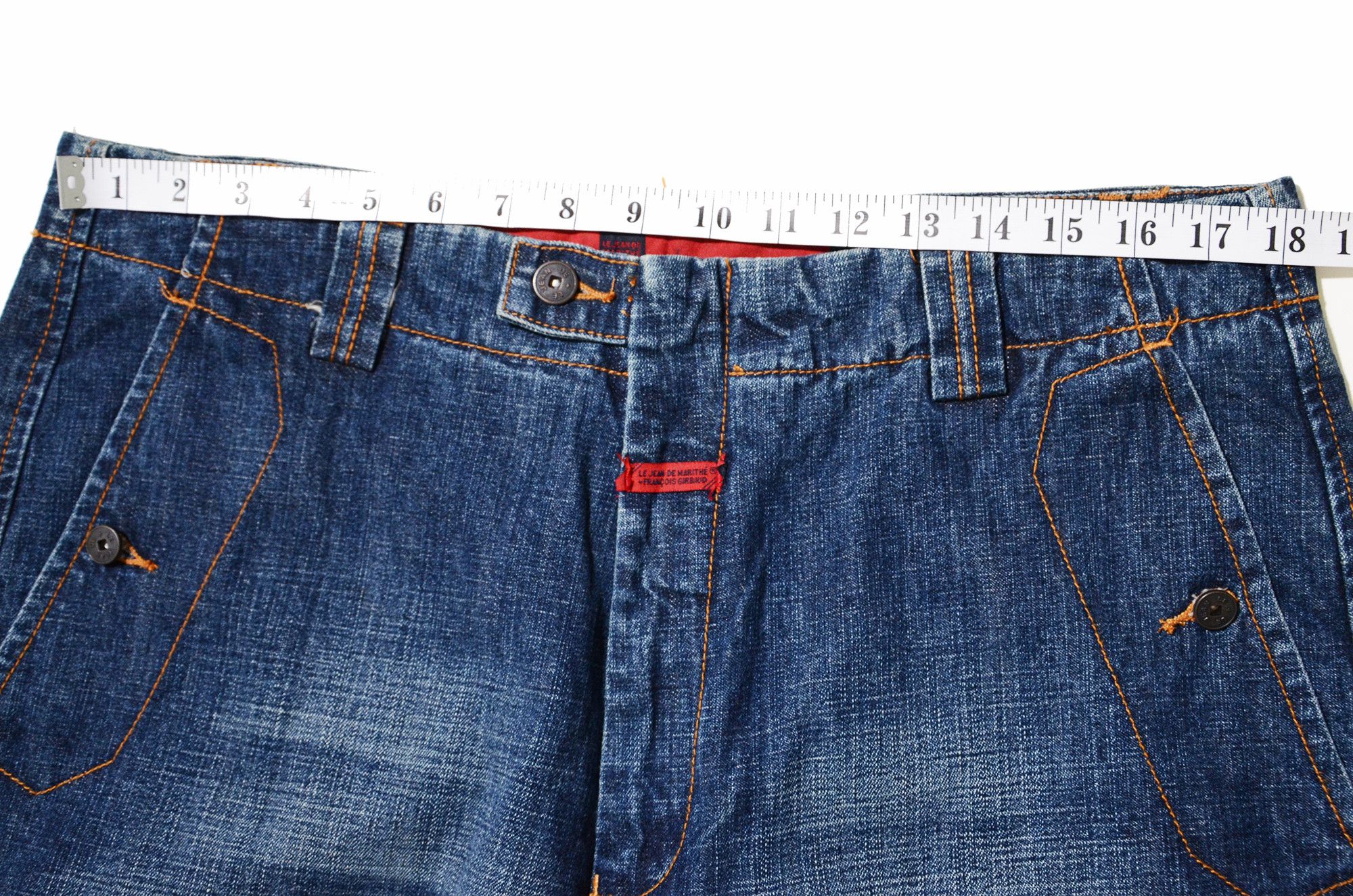 Marithe + Francois Girbaud M+FG Shorts Cargo Denim Y2K Hiphop 2006 Craft Size US 36 / EU 52 - 11 Thumbnail
