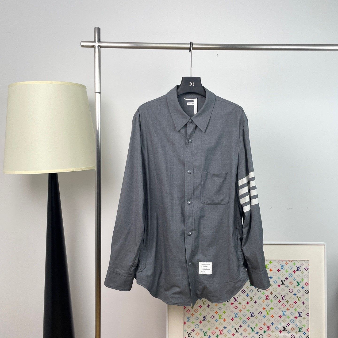 Thom Browne Thom Browne Wool Striped Brown Shirt xxs Men Size US XXS / EU 40 - 1 Thumbnail