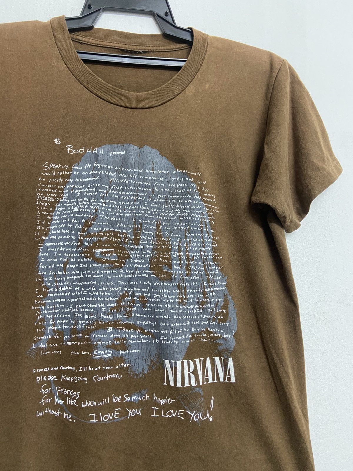 Nirvana Vintage 90s Boddah Kurt Cobain Nirvana Tee Size US S / EU 44-46 / 1 - 6 Thumbnail