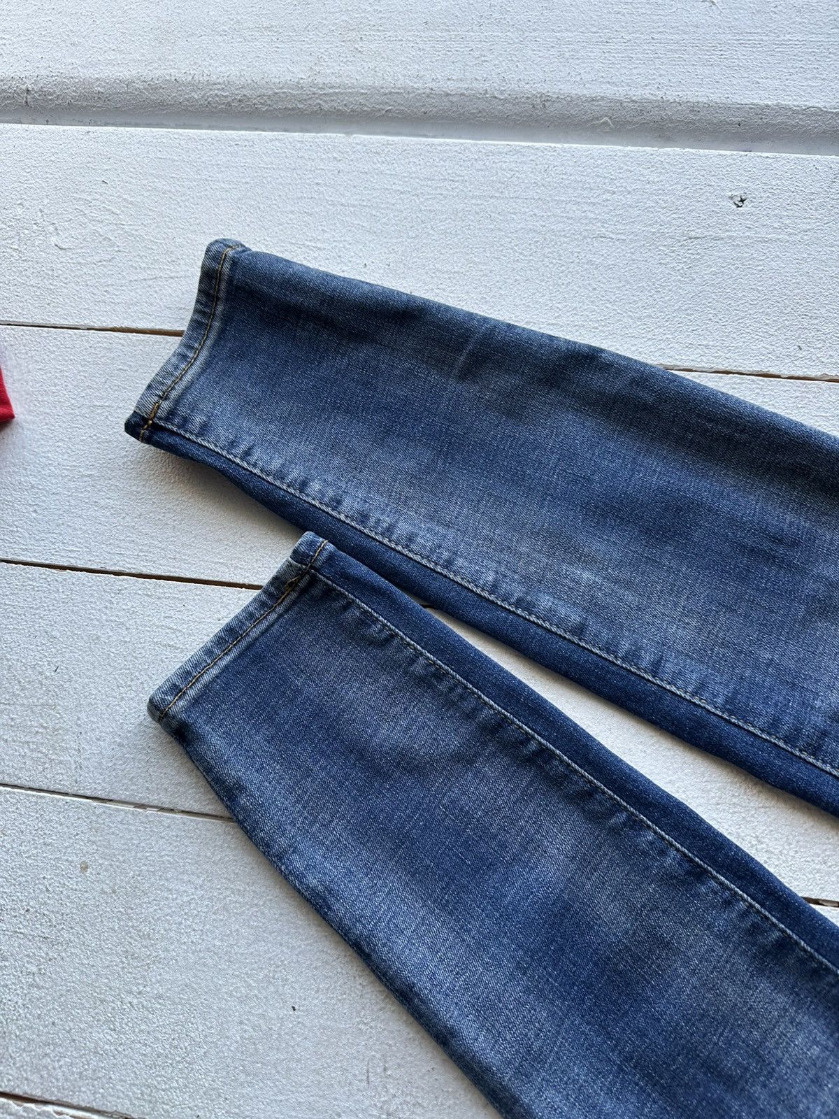 Armani 🚨Gothic Armani Regular Slim relax Flared Jeans Womens Size 27" / US 4 / IT 40 - 4 Thumbnail