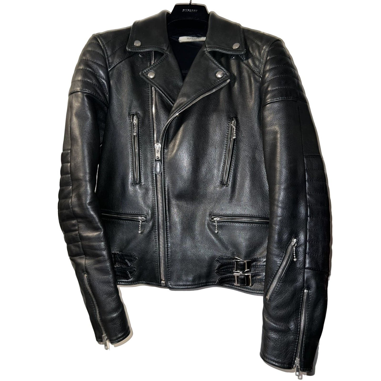 Givenchy Givenchy Buffalo Leather Classic Biker Jacket Size US M / EU 48-50 / 2 - 6 Thumbnail