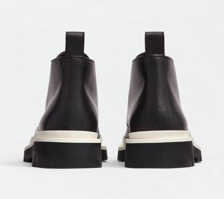 Bottega Veneta o1bcso1str0924 Tire in Black/White Size US 10 / EU 43 - 3 Thumbnail