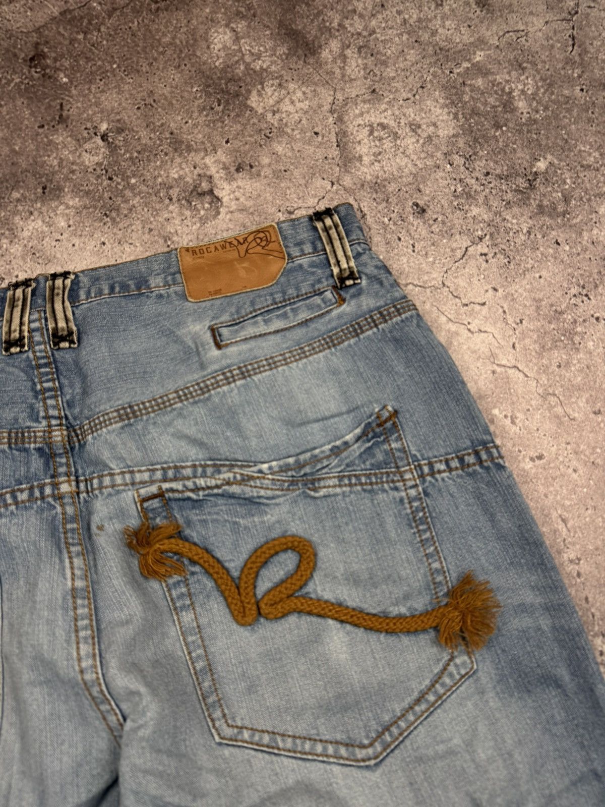 Rocawear Vintage Rocawear Y2K Distressed Baggy Jeans Skate Jnco Y2K Size US 38 / EU 54 - 8 Thumbnail