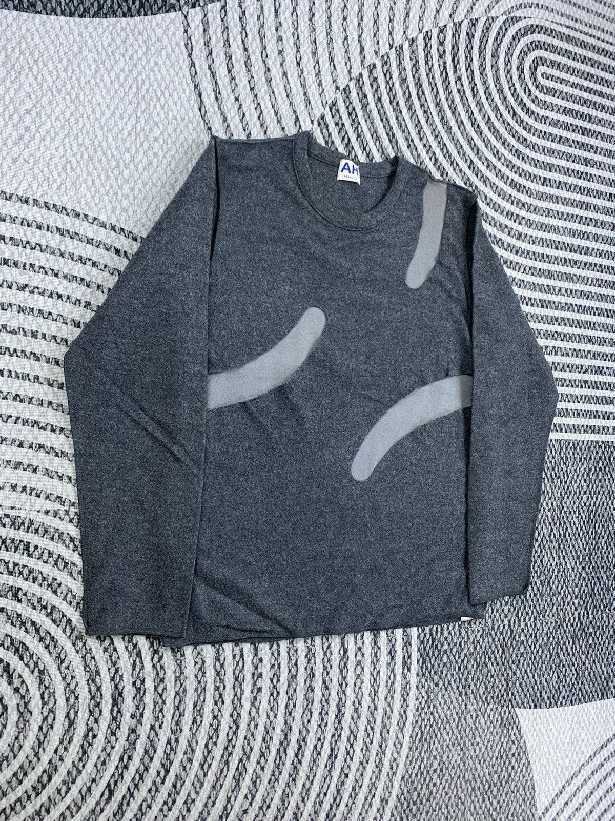 ABAHOUSE Vintage Abahouse Ripped Design Longsleeve Sweatshirt Size US M / EU 48-50 / 2 - 3 Thumbnail