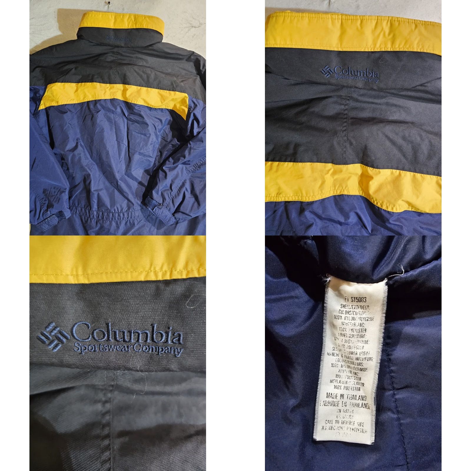 Vintage VINTAGE Columbia Hooded Jacket Fleece Lined Winter Ski Parka Blue 90s Mens Large - Columbia Omni-Tech Parka Mens Large Blue 90s Vintage Hoodie Jacket Size US L / EU 52-54 / 3 - 8 Thumbnail