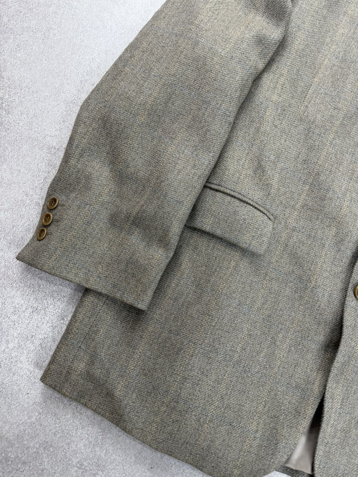 Yves Saint Laurent Vintage Yves Saint Laurent Wool Blazer Jacket Size 58 Size 48R - 3 Thumbnail