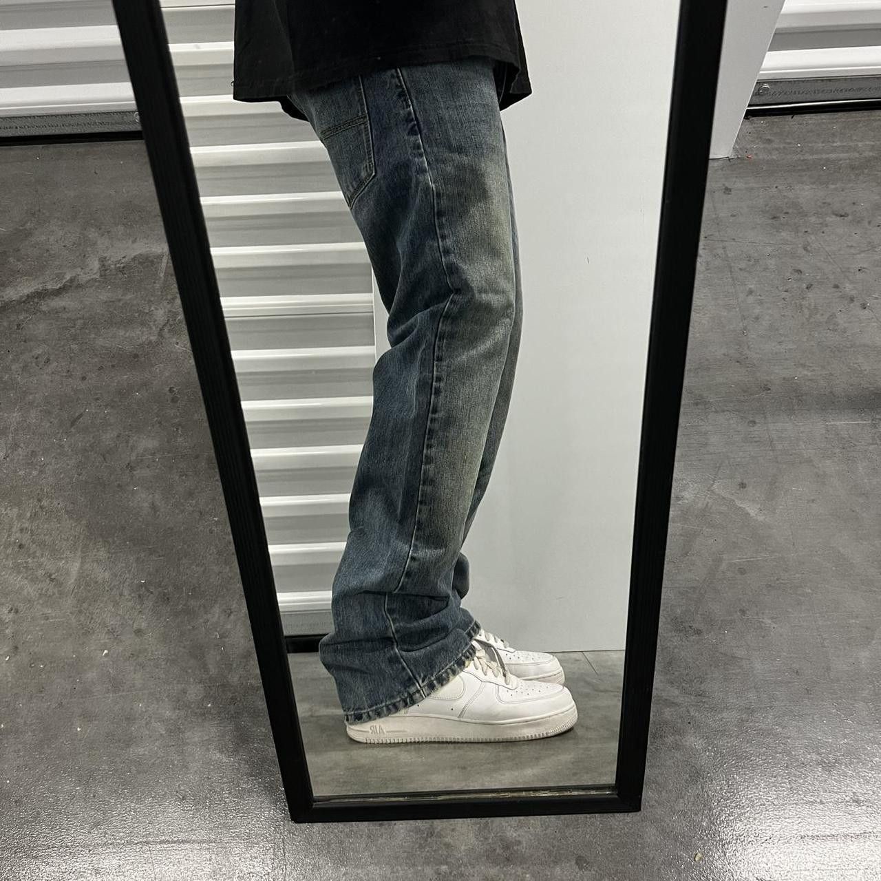 Japanese Brand × Vintage Vintage Y2K Faded Medium Wash Denim Jeans! Size US 34 / EU 50 - 2 Thumbnail