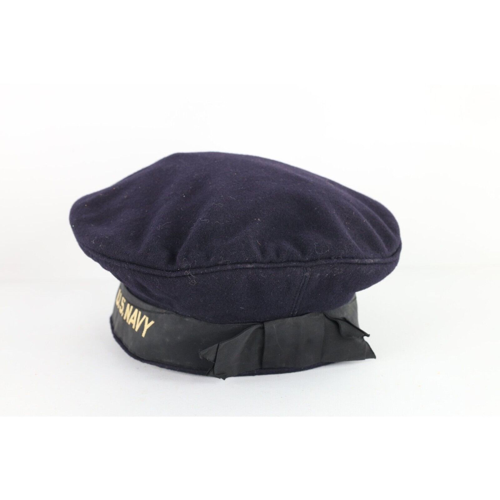 Vintage Vintage 50s Korean War United State Navy Wool Sailor Beret Size ONE SIZE - 3 Thumbnail