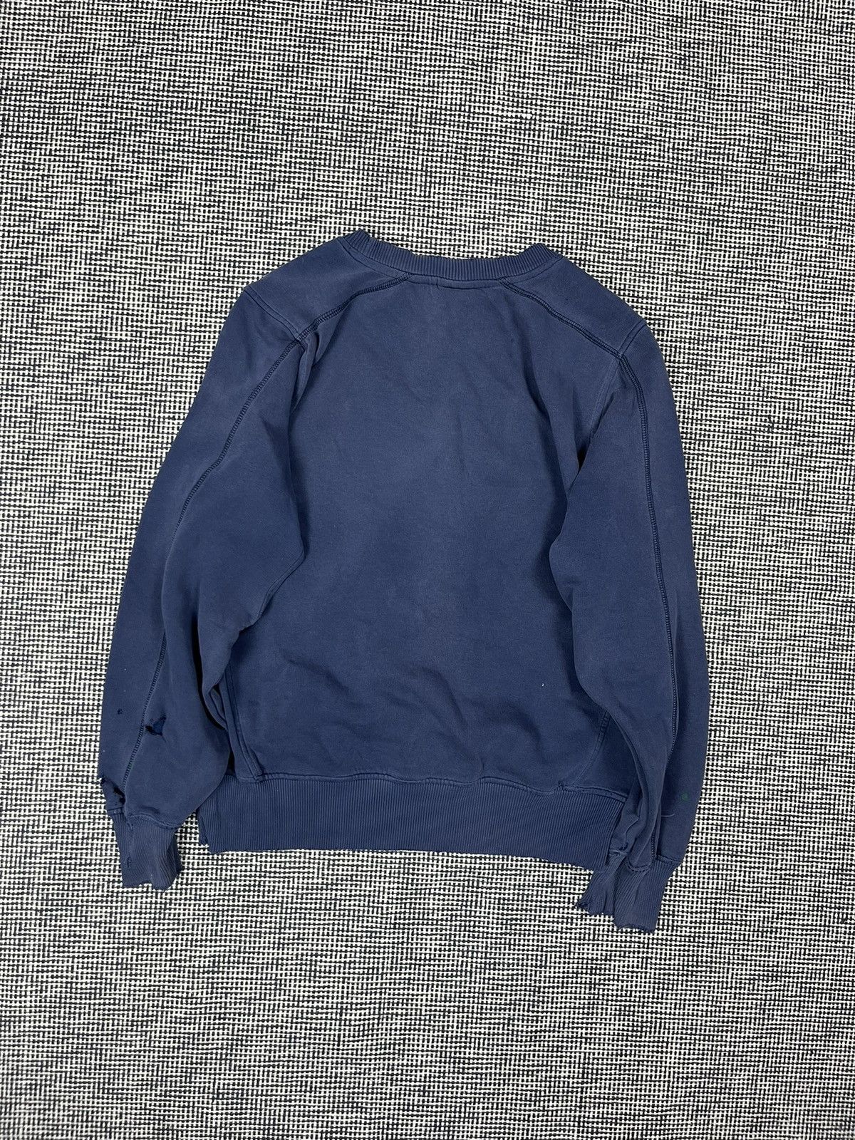 Nike × Vintage Trashed y2k Nike crewneck sweatshirt distressed destroyer Size US S / EU 44-46 / 1 - 5 Thumbnail