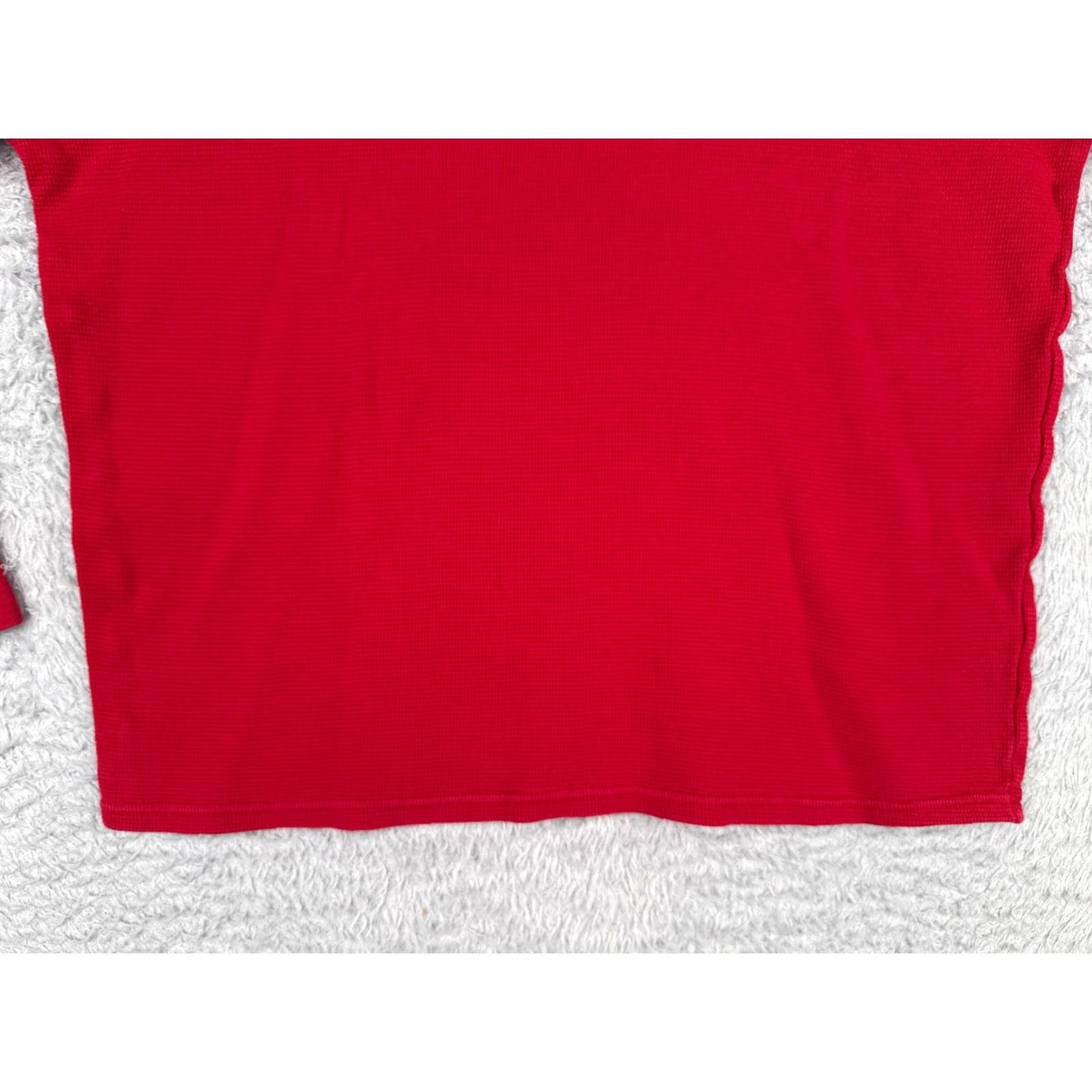 Polo Ralph Lauren Polo Ralph Lauren Shirt Men Medium Red Waffle Knit Thermal 100% Cotton Polo Ralph Lauren Shirt Mens Medium Red Thermal Knit Cotton Size US M / EU 48-50 / 2 - 5 Thumbnail