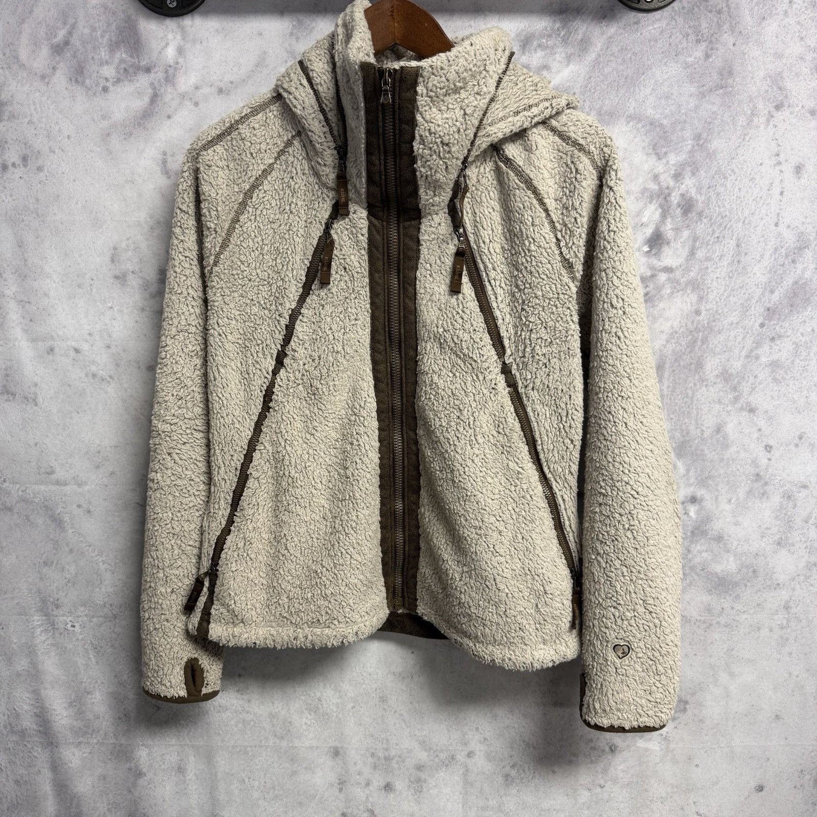 Kuhl Kuhl Women’s Flight Jacket Deep Pile Stone Stowaway Hood Ful Size M / US 6-8 / IT 42-44 - 1 Thumbnail