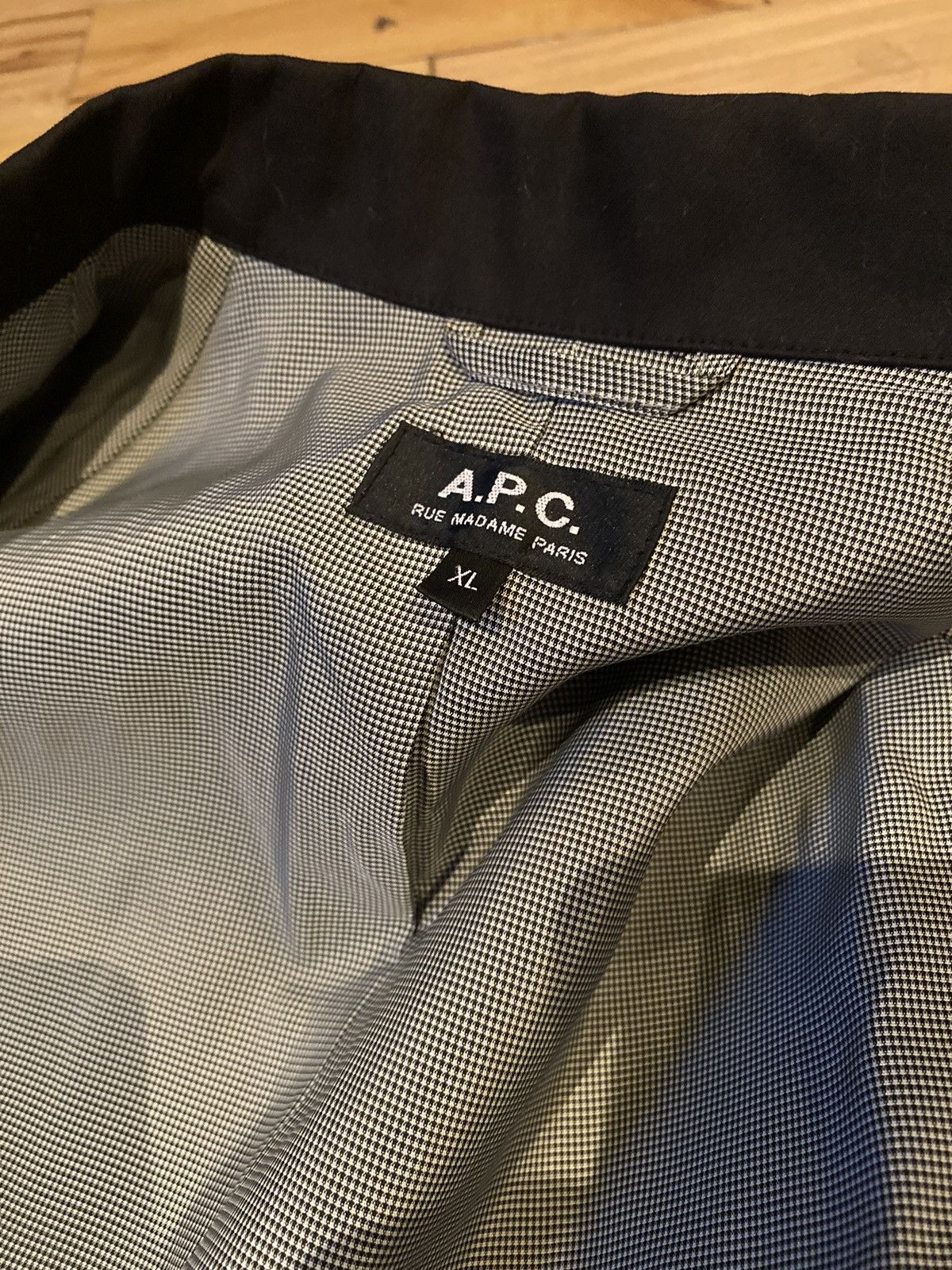 A.P.C. Gilles Shirt Work Jacket Harrington-Style Zip Up Coach Size US XL / EU 56 / 4 - 8 Thumbnail