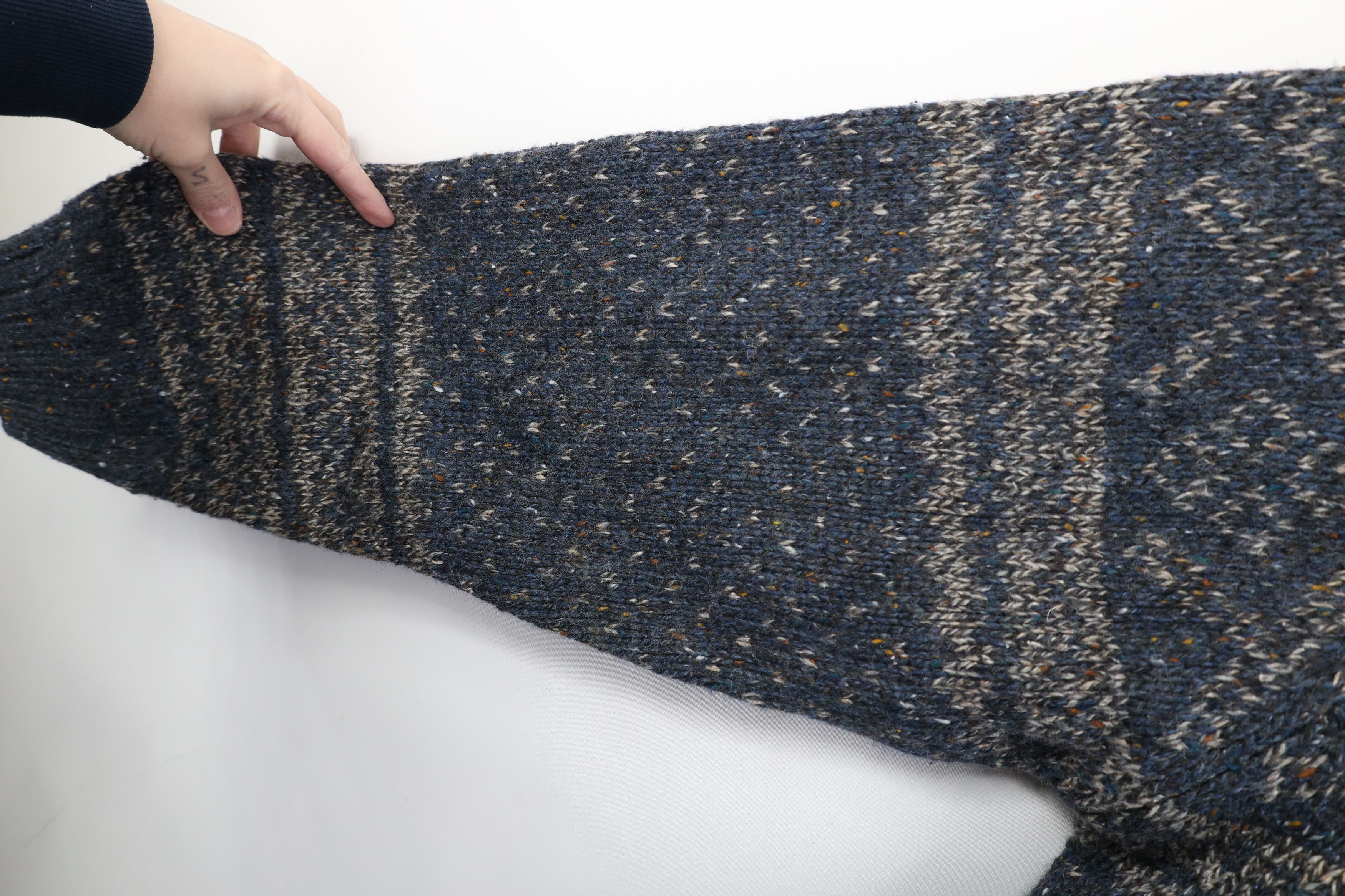 Vintage Vintage 90s Streetwear Fair Isle Wool Blend Knit Sweater Size US XL / EU 56 / 4 - 6 Thumbnail