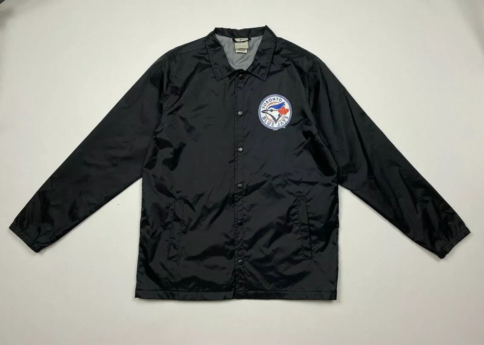 Vintage Toronto Blue Jays Merchandise Nylon Baseball Jacket Size US M / EU 48-50 / 2 - 2 Thumbnail