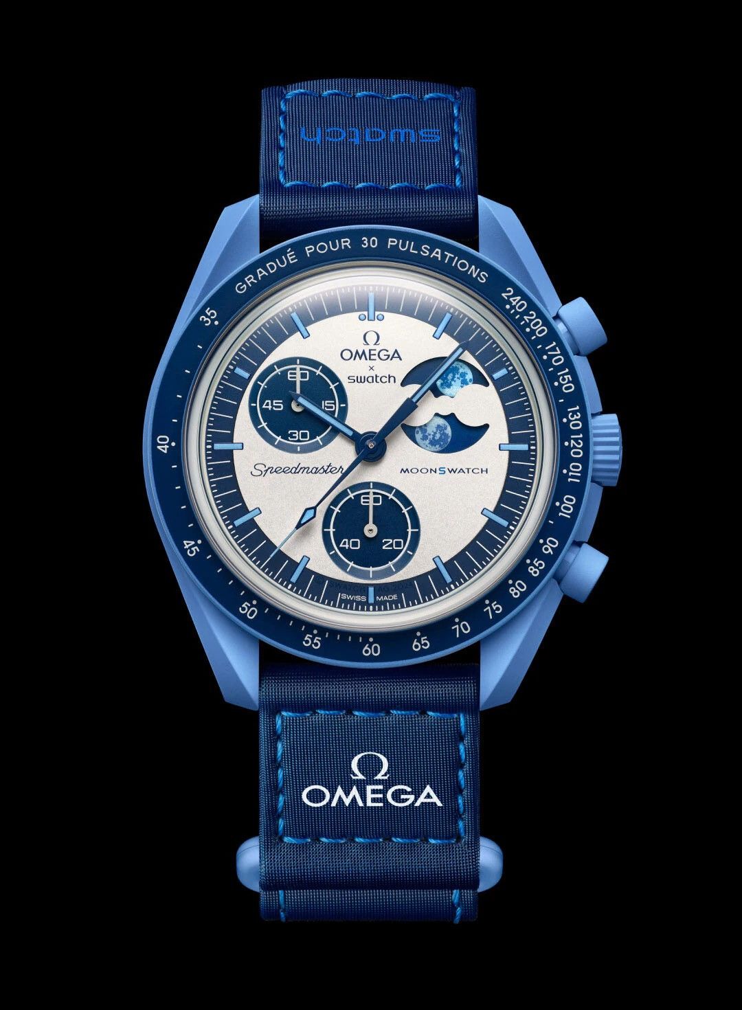 Swatch MISSION TO THE SUPER BLUE MOONPHASE SO33N700 Size ONE SIZE - 1 Thumbnail