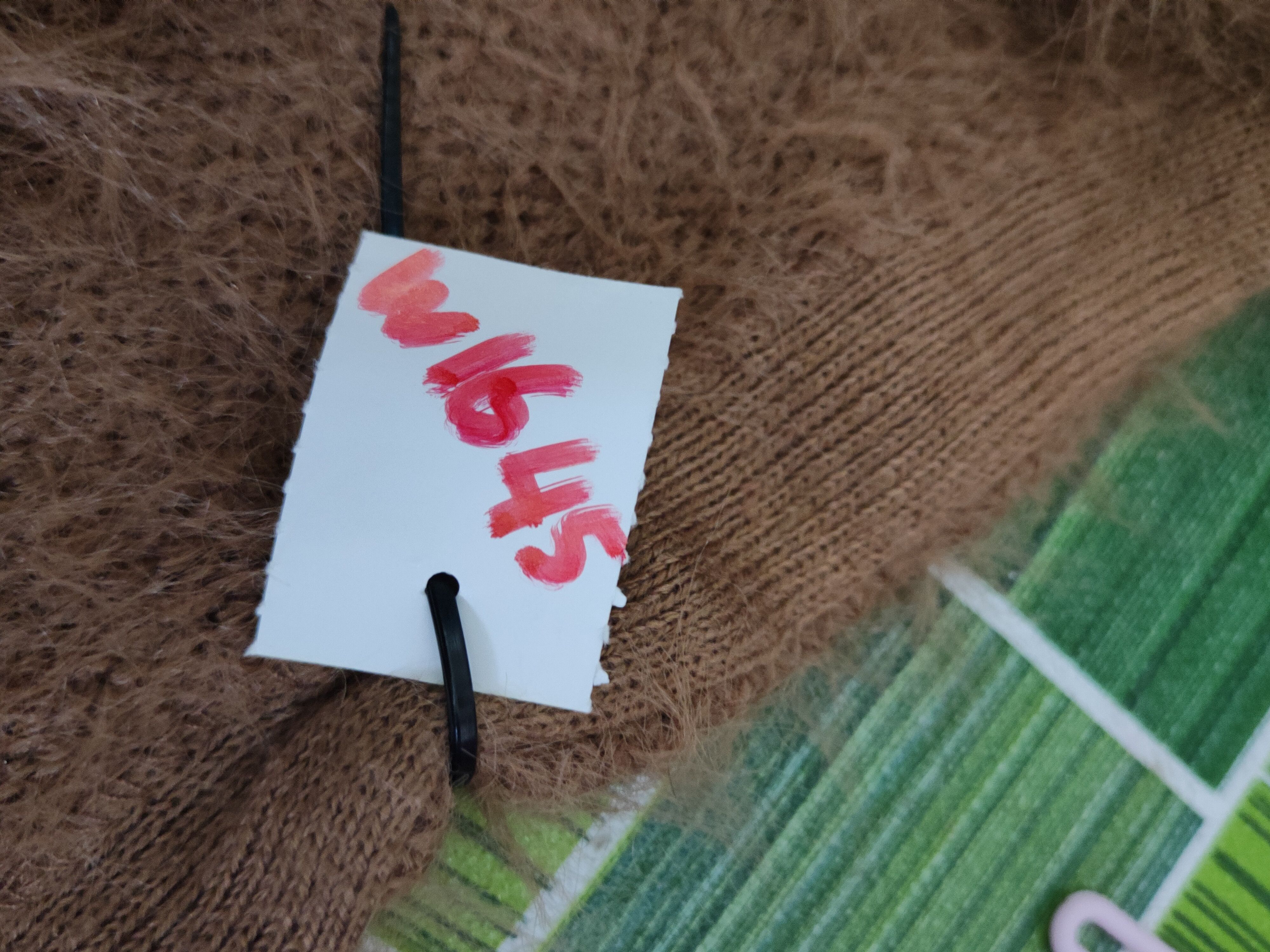 Homespun Knitwear Nice Claup Brown Shag Shaggy Fur Mohair Knitwear #W1645 Size US M / EU 48-50 / 2 - 14 Thumbnail
