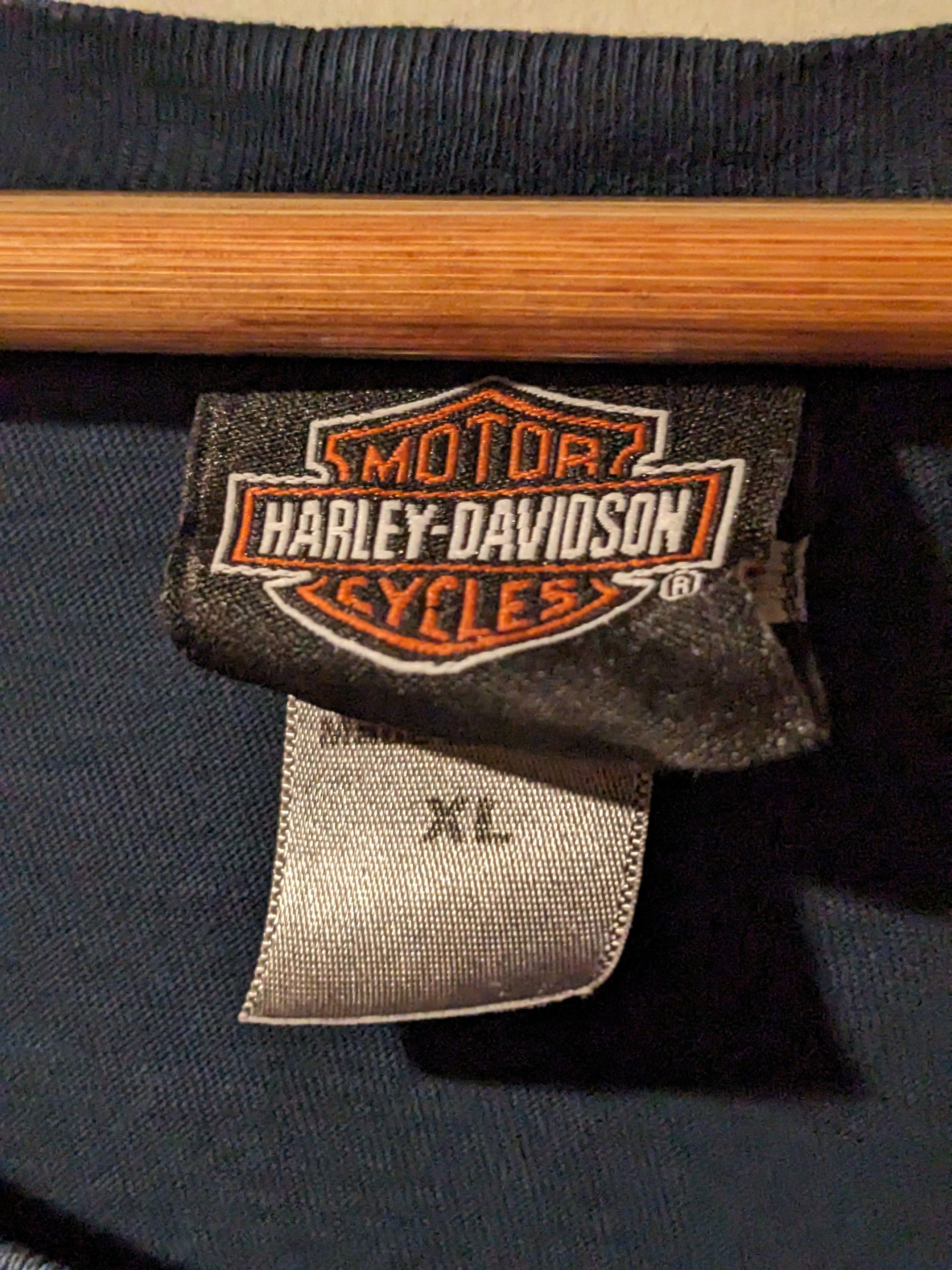 Harley Davidson × Vintage Vintage 2008 Harley Davidson Motorcycle El Paso T-Shirt Size US XL / EU 56 / 4 - 4 Thumbnail