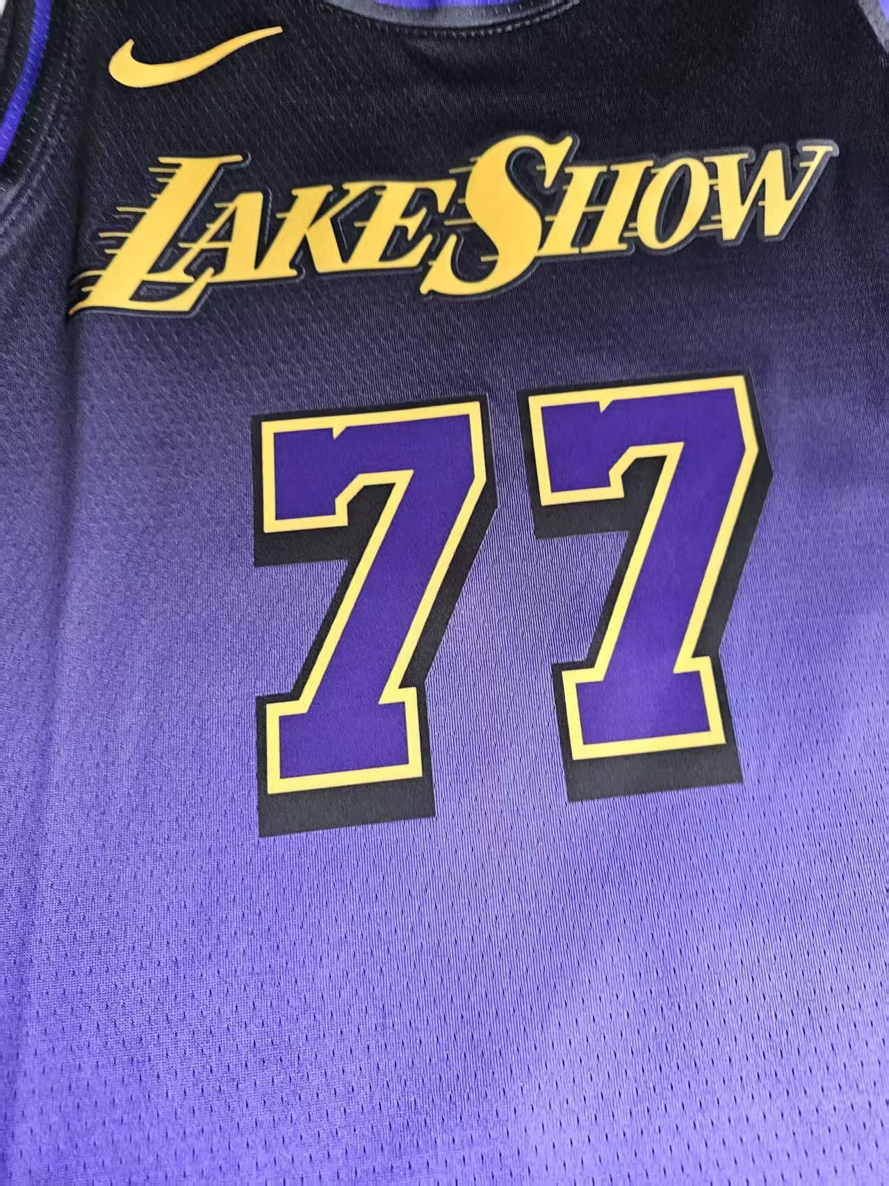NBA Los Angeles Lakers 77 Luka Dončić Jersey Size US XXL / EU 58 / 5 - 3 Thumbnail