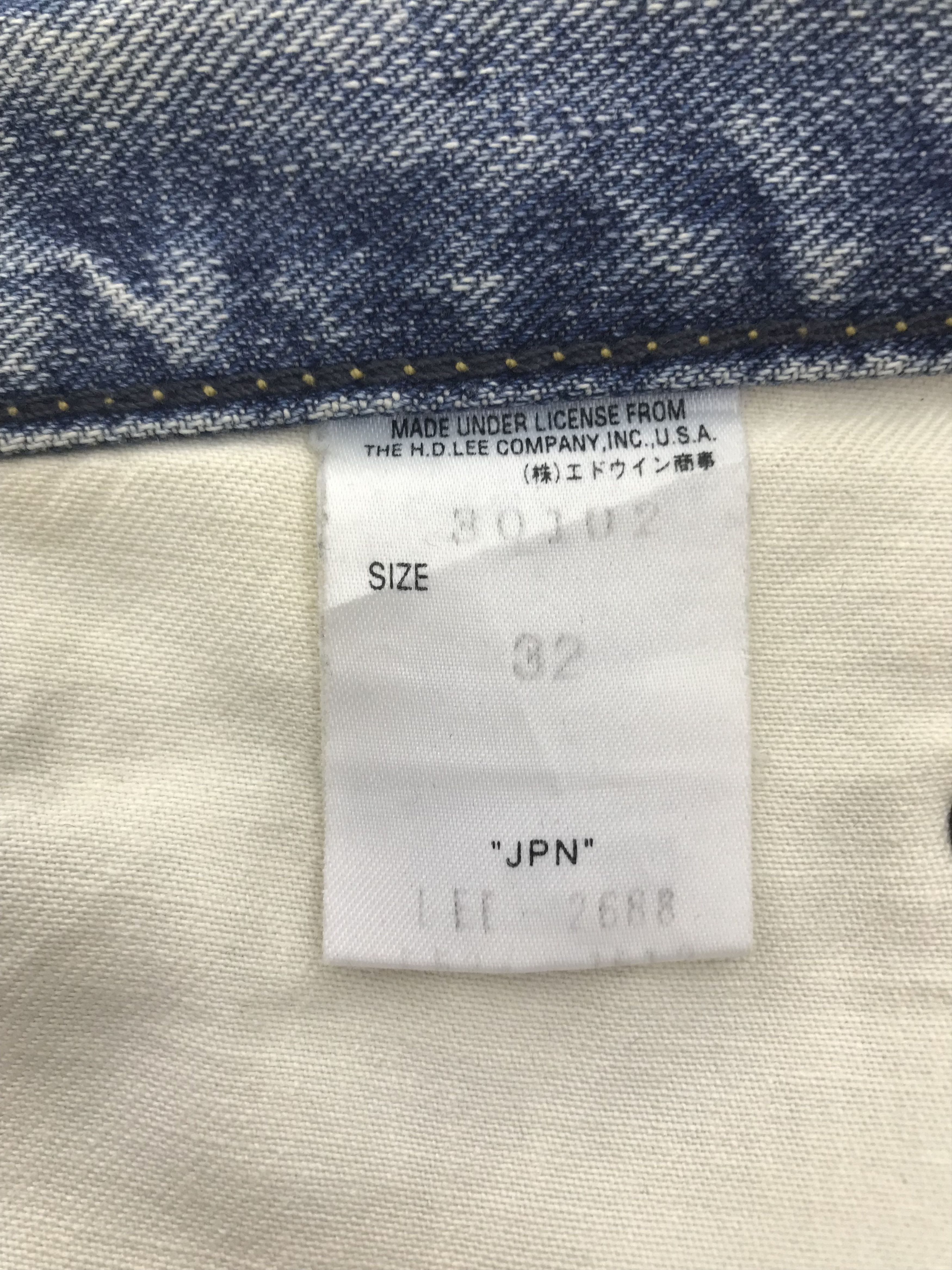 Lee Vintage Lee Riders Distressed Flare Jeans Size US 32 / EU 48 - 10 Thumbnail