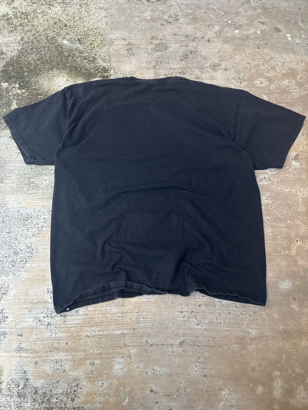 Hurley × Vintage Y2k 2000s Cyber Hurley Tribal Affliction Surfwear Black tee Size US XL / EU 56 / 4 - 3 Thumbnail